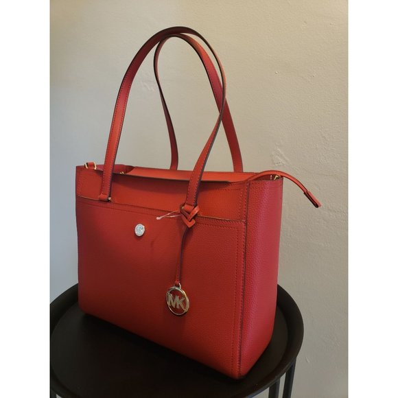 Michael Kors Maisie Large Pebbled Leather 3-in-1 Tote Bag Brand New with Tag - Picture 4 of 9